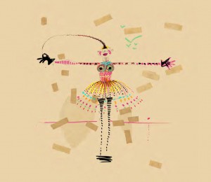 Jean-Paul Goude for The Mark On The Wall : Wallpapers – Studio Flodeau