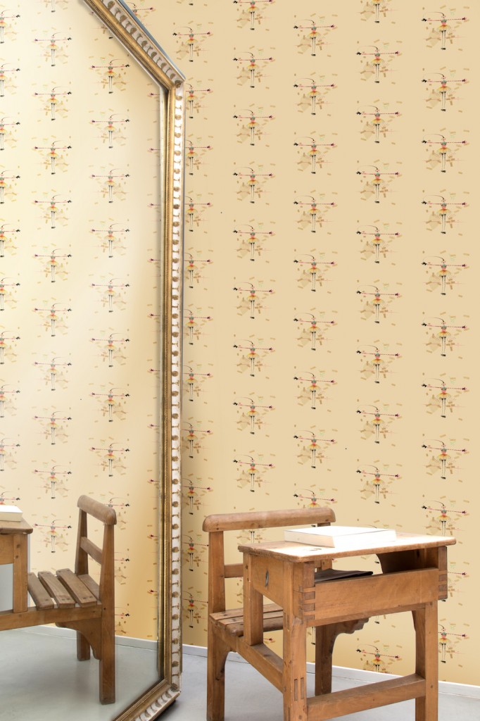 Jean-Paul Goude for The Mark On The Wall : Wallpapers – Studio Flodeau