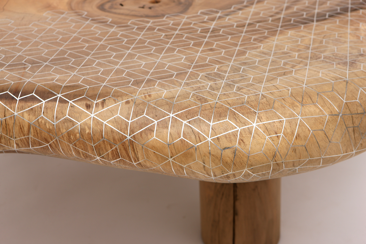 Organic + geometric coffee table by Nada Debs | Flodeau.com