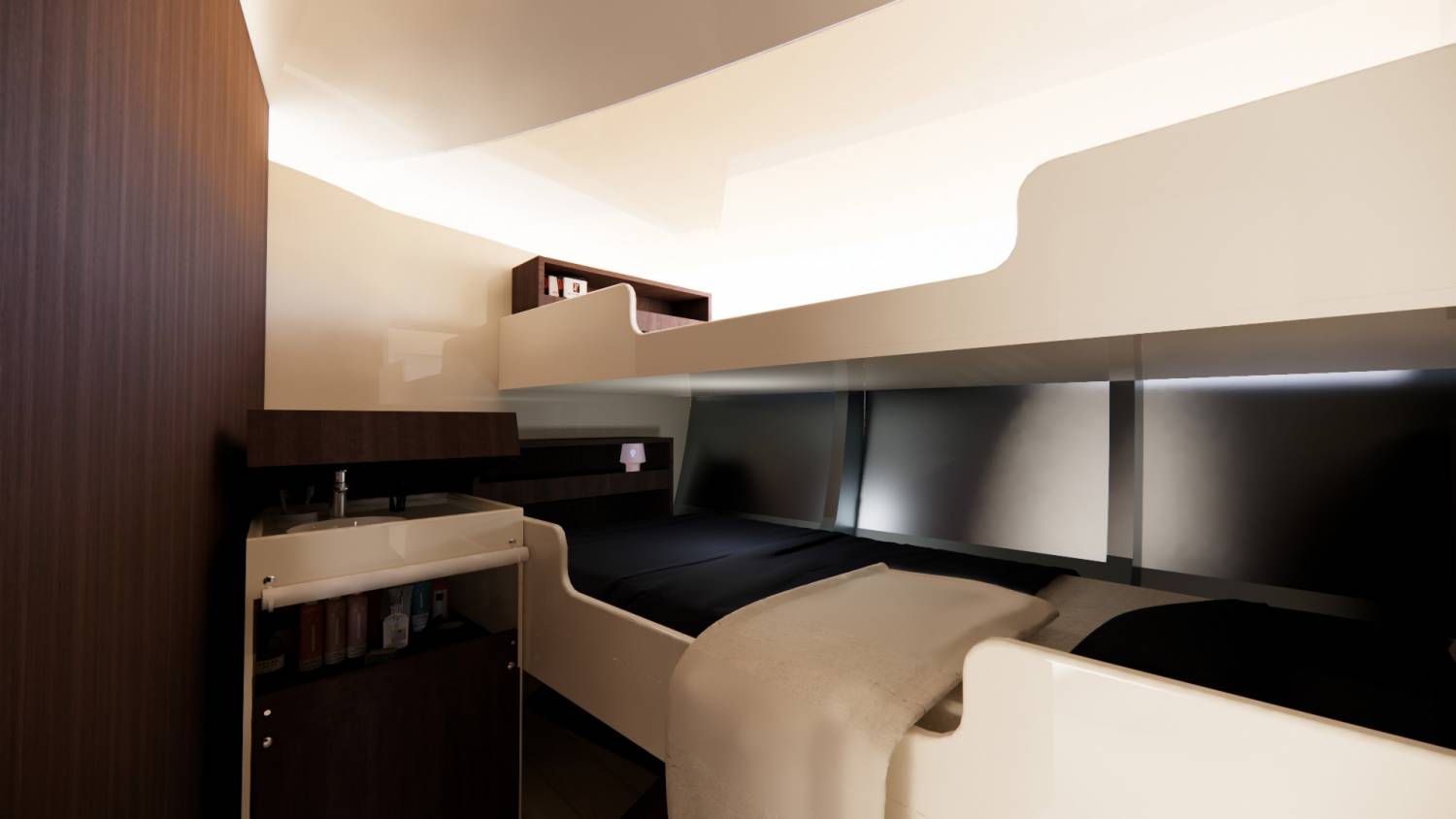 Project WOC - cabin 3 view ©Studio Flodeau