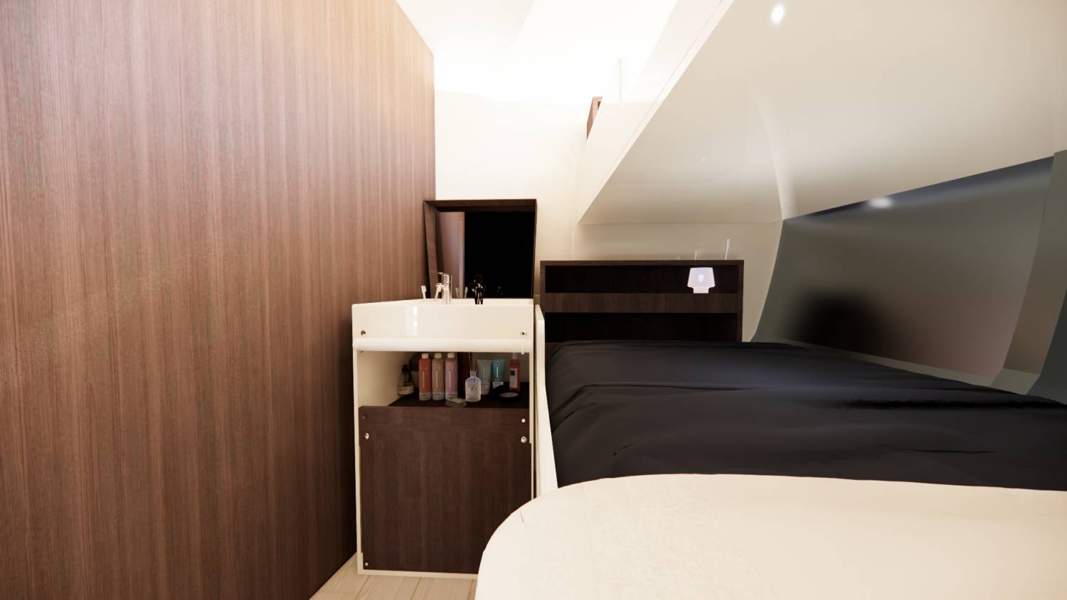 Project WOC - cabin 3 view ©Studio Flodeau