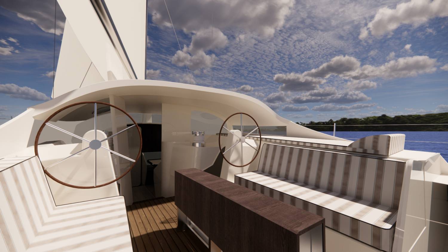 Project WOC - Deck saloon sketch ©Studio Flodeau