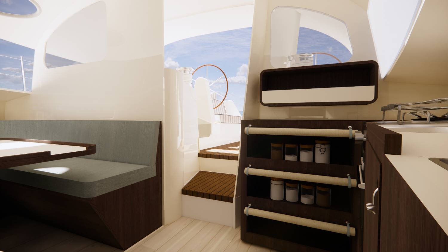 Project WOC - kitchen view ©Studio Flodeau