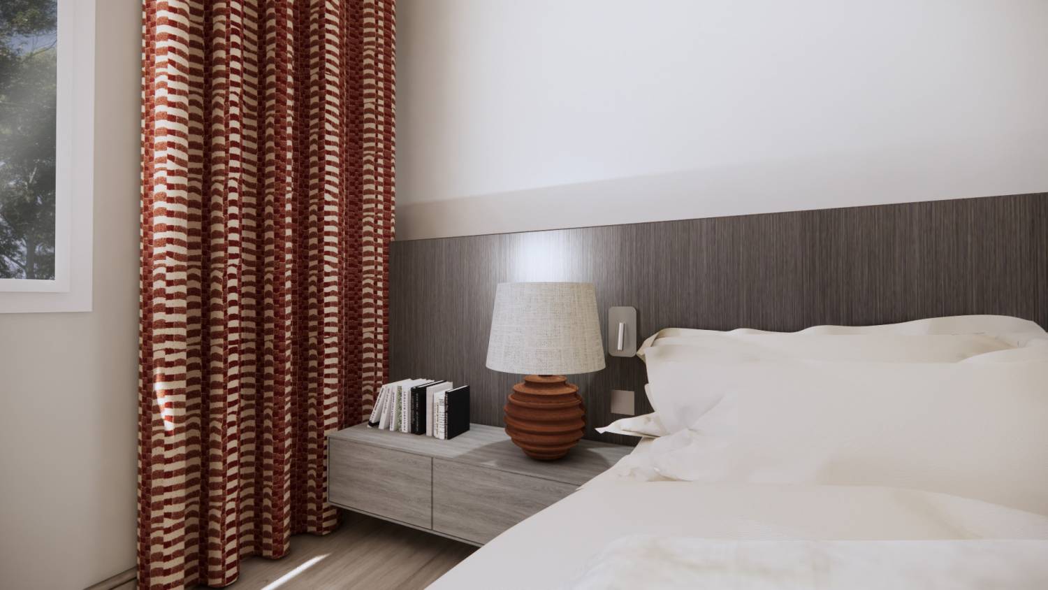 Project DNZ ©Studio Flodeau Guest bedroom view