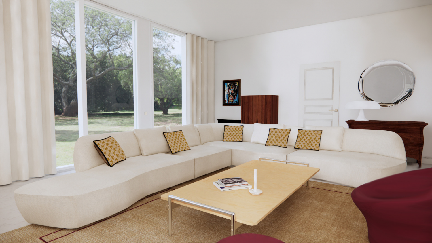 Project DNZ ©Studio Flodeau Living Room view