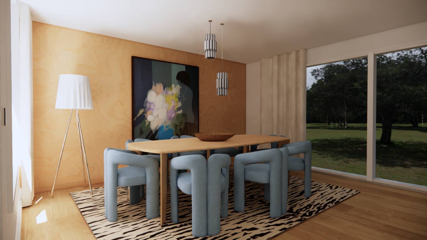 Project DNZ ©Studio Flodeau Dining Room view