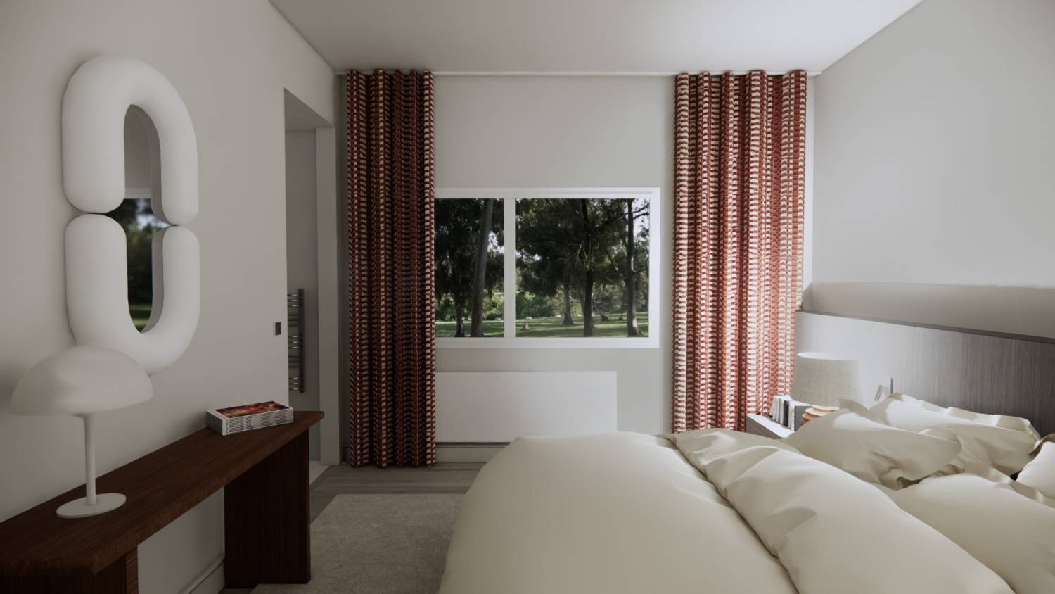 Project DNZ ©Studio Flodeau Guest bedroom view