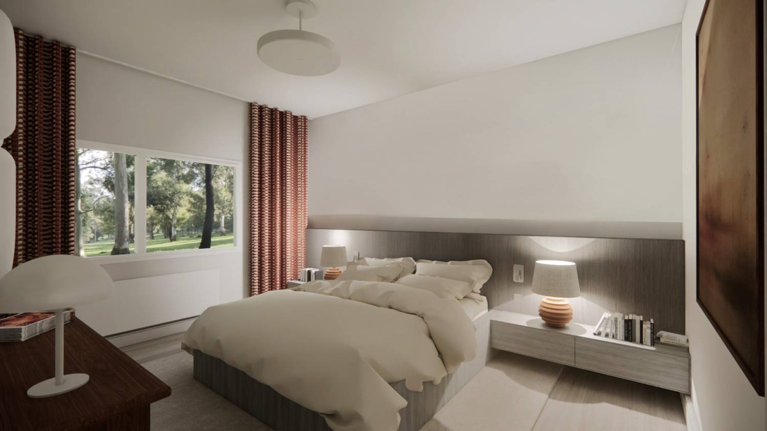 Project DNZ ©Studio Flodeau Guest bedroom view
