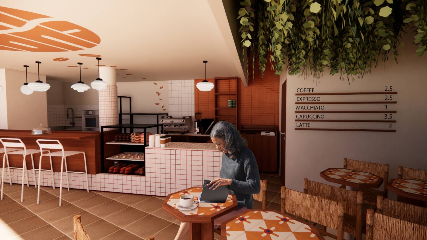 NousNous coffee shop concept design - Studio Flodeau © Florence Deau