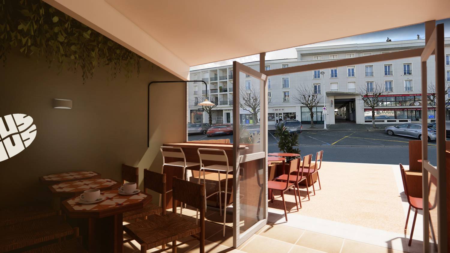 NousNous coffee shop concept design - Studio Flodeau © Florence Deau