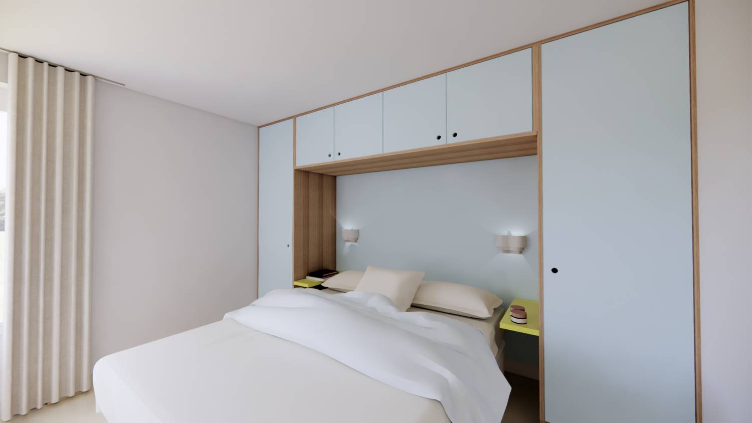 Project CHL - Bedroom design © Studio Flodeau