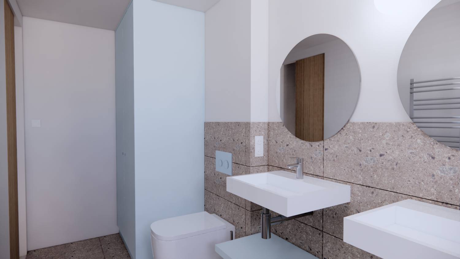 Project CHL - Bathroom design © Studio Flodeau
