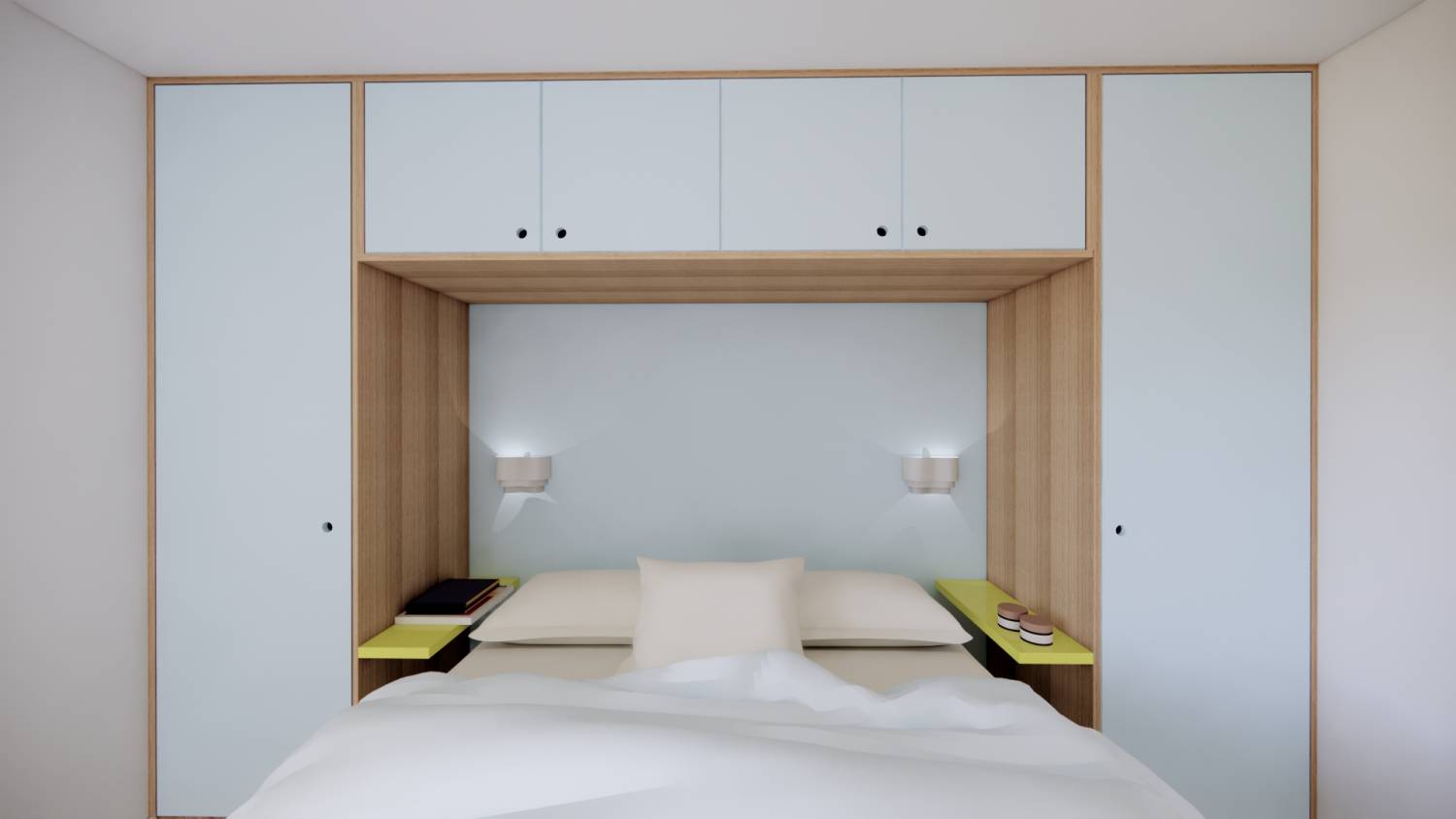 Project CHL - Bedroom design © Studio Flodeau