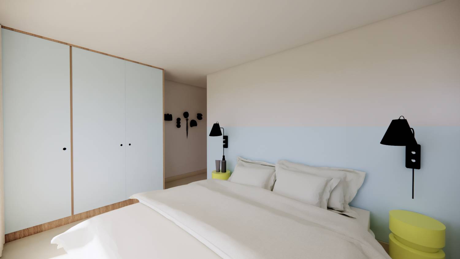 Project CHL - Bedroom design © Studio Flodeau